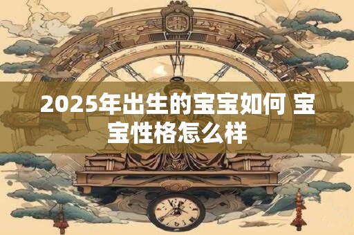 2025年出生的宝宝如何 宝宝性格怎么样