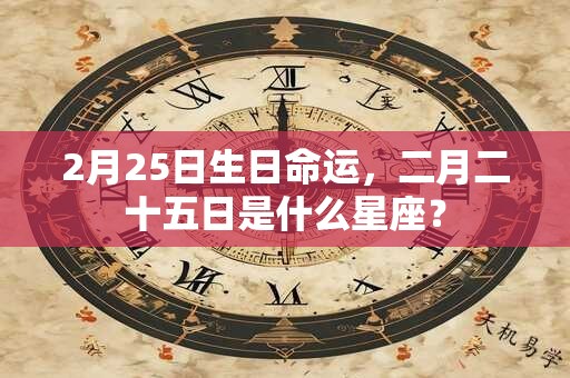 2月25日生日命运，二月二十五日是什么星座？