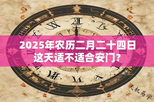 2025年农历二月二十四日这天适不适合安门？