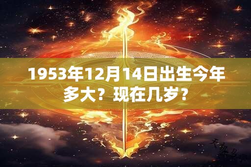 1953年12月14日出生今年多大？现在几岁？