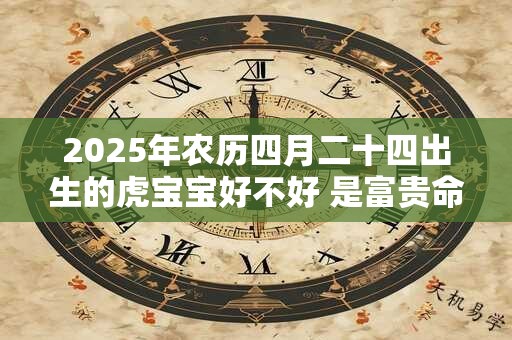 2025年农历四月二十四出生的虎宝宝好不好 是富贵命吗