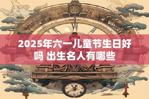 2025年六一儿童节生日好吗 出生名人有哪些