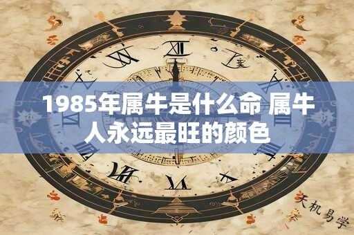 1985年属牛是什么命 属牛人永远最旺的颜色