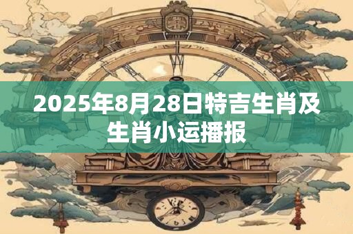 2025年8月28日特吉生肖及生肖小运播报