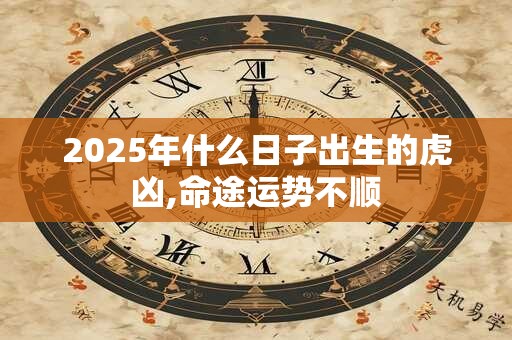 2025年什么日子出生的虎凶,命途运势不顺