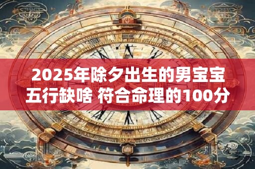 2025年除夕出生的男宝宝五行缺啥 符合命理的100分名字精选