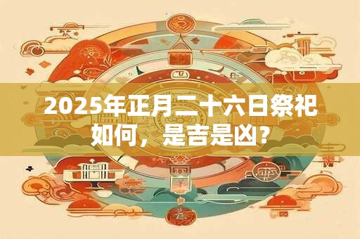 2025年正月二十六日祭祀如何，是吉是凶？