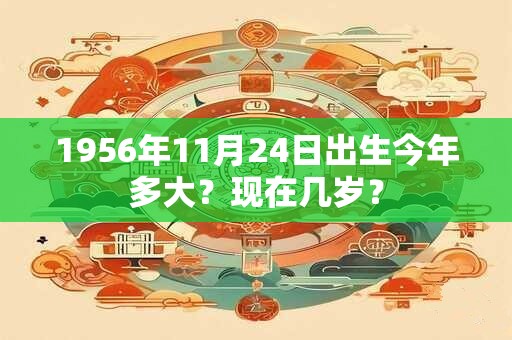 1956年11月24日出生今年多大？现在几岁？