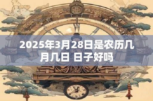 2025年3月28日是农历几月几日 日子好吗