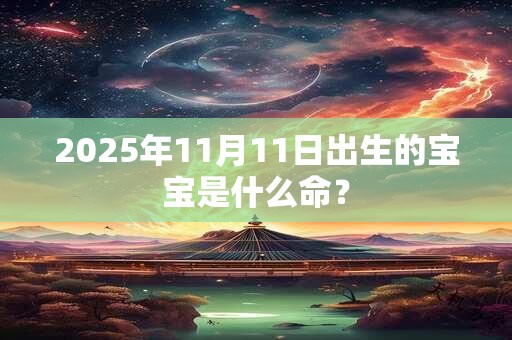 2025年11月11日出生的宝宝是什么命？