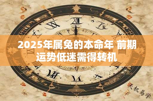 2025年属兔的本命年 前期运势低迷需得转机