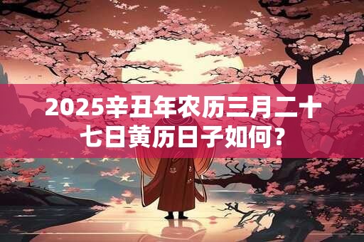 2025辛丑年农历三月二十七日黄历日子如何？