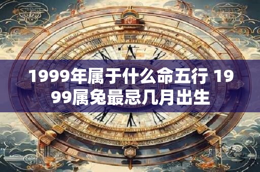 1999年属于什么命五行 1999属兔最忌几月出生