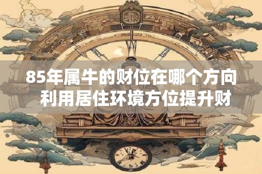 85年属牛的财位在哪个方向  利用居住环境方位提升财运