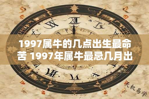 1997属牛的几点出生最命苦 1997年属牛最忌几月出生