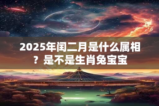 2025年闰二月是什么属相？是不是生肖兔宝宝