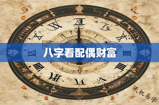 八字看配偶财富