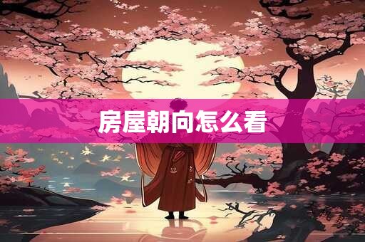 房屋朝向怎么看
