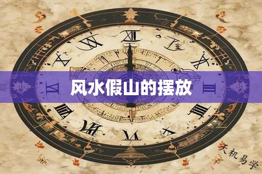 风水假山的摆放